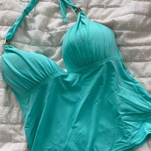 Victorias Secret tankini. Size Large. Beautiful aqua color. Like new.